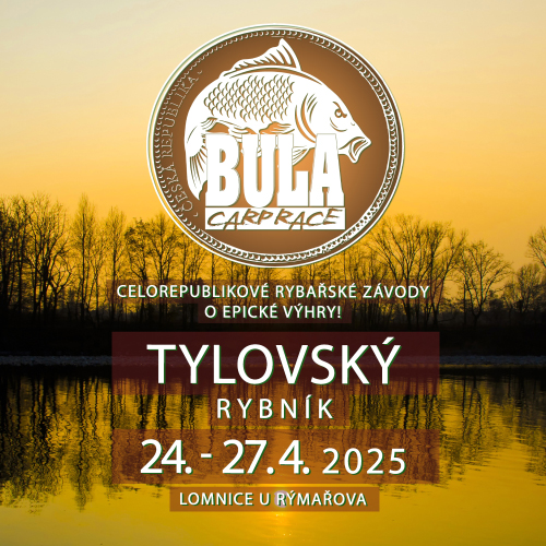 Rybářské závody Bula Carp Race Tylovský rybník o 60 tisíc