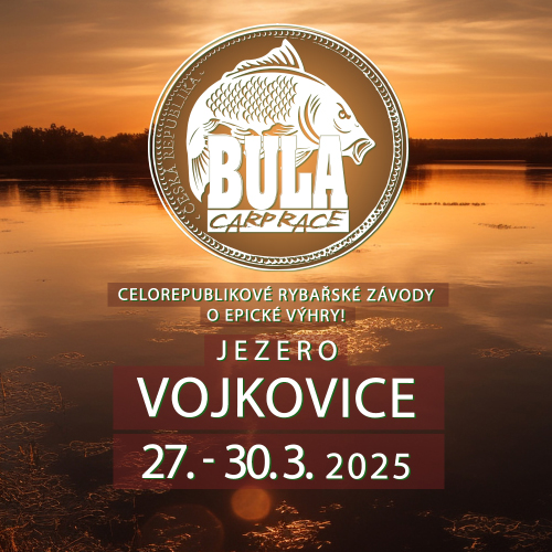 Rybářské závody Bula Carp Race Vojkovice o 200 tisíc
